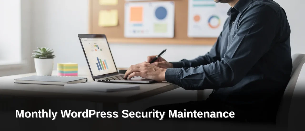 Monthly WordPress Security Maintenance